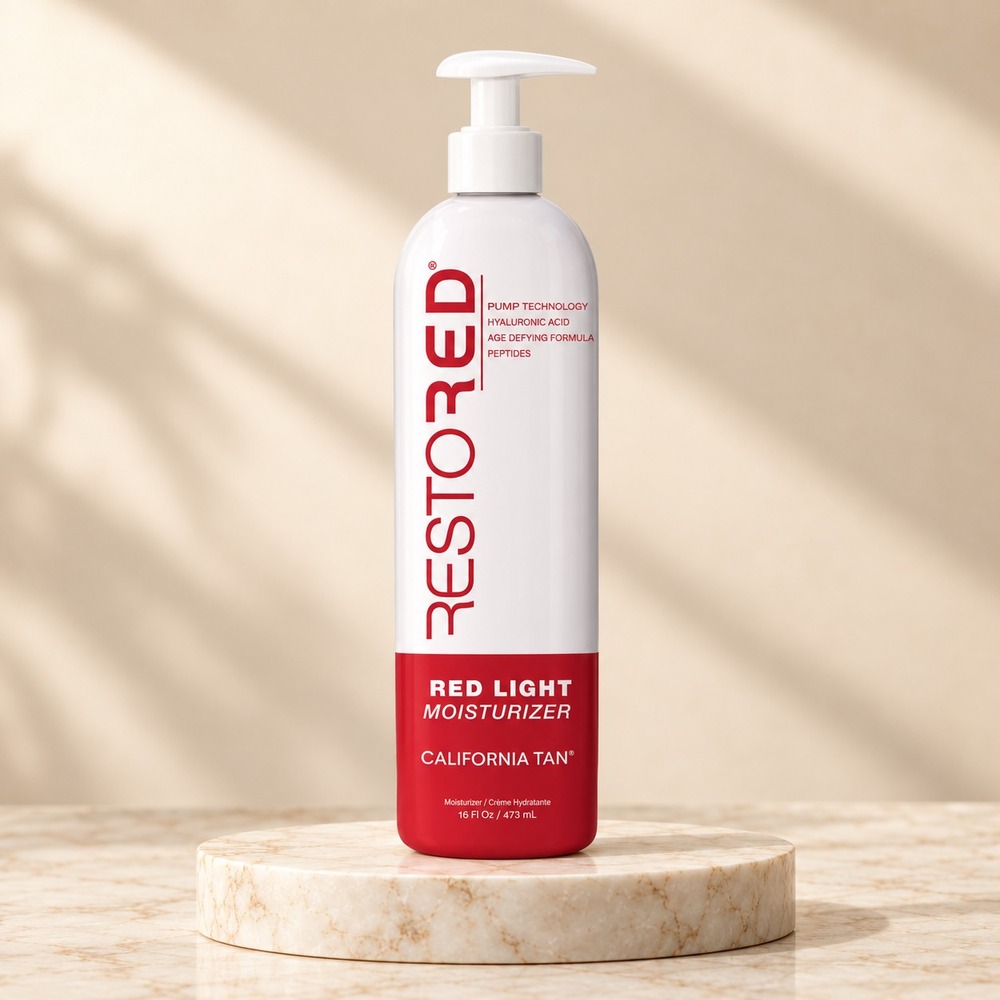California Tan Restored Red Light Moisturizer Performance Red Light Optimizer 16